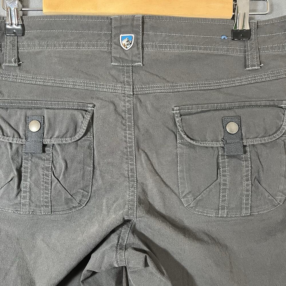 KUHL Shorts Women's Size 8 Gray Splash 11" Inseam Cargo Outdoor Camping Hiking - Picture 6 of 10